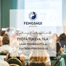 fengshui, fengshui sisustus, fengshui sisustaminen, fengshuiluento, fengshui-kurssi, fegnshui luento, fengshui kurssit, fengshui koulutus
