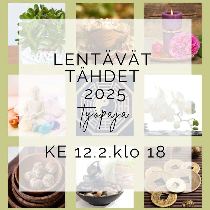 lentävät tähdet, fengshui lentävät tähdet 2025